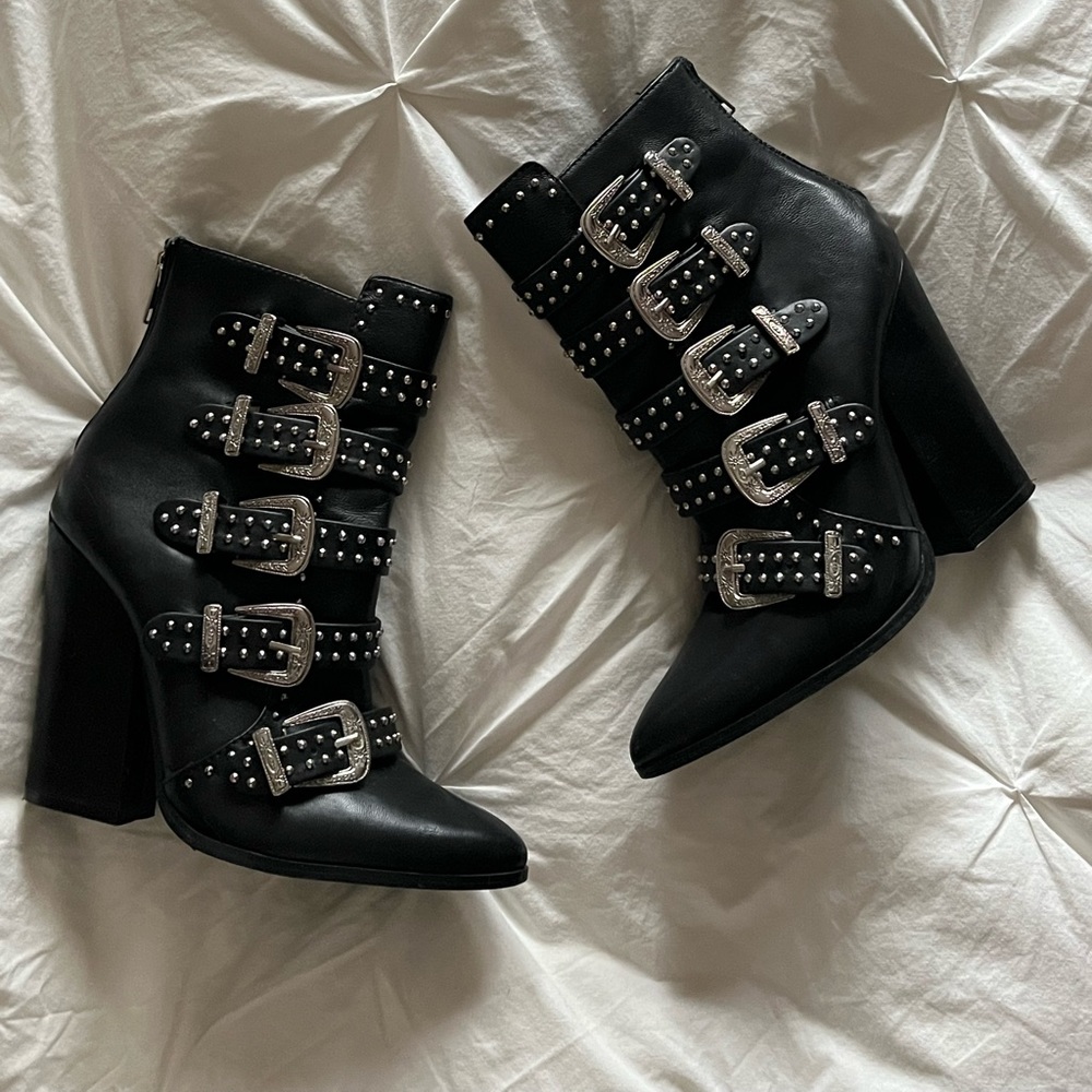 Steve Madden Comet leather ankle boots